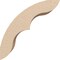 Ekena Millwork 3-inch W x 6-inch D x 6-inch H Ozark Rough Cedar Woodgrain TimberThane Knee Brace, Primed BRCUR03X06X06OZKRCPR - alternate 4